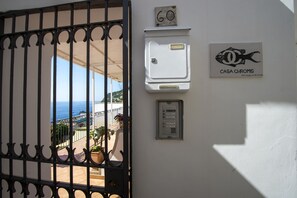 Blick von der Unterkunft