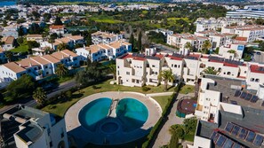 Sky view of the outdoor pool #outdoorpool