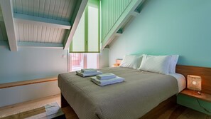 Soak up the sunny mornings and unwind during the enchanting nights, in this comfort bedroom and cozy bed #pt #portugal #sunny #unwind #comfort #cozy