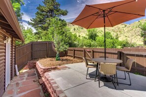 Enjoy the sunshine on your private patio!