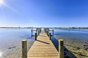 Community Fishing Dock w/ Mooring for Small Boats