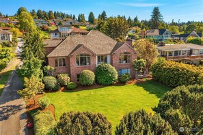 The house is large and so is the yard!