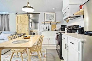 Gather around the table in a dining area where every meal feels like a special occasion.