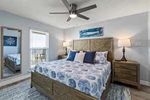 Bright and airy space with beachy decor, perfect for a serene getaway!
