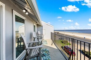 Savor ocean views from your private balcony with comfortable seating!