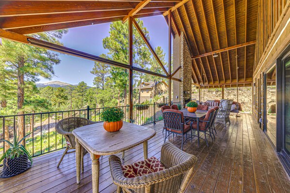 Ruidoso Vacation Rental | 4BR | 4BA | 2,500 Sq Ft | Access Only By Stairs