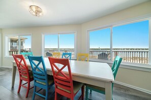 Dining area with a view!