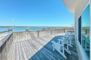 Large outdoor porch
