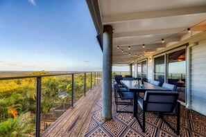 Soak into the breathtaking views from the private patio.