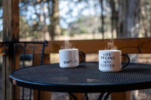 Relax on the front porch with your morning cup of coffee.