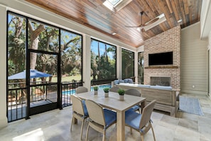 169 North Sea Pines Drive | Screened Porch