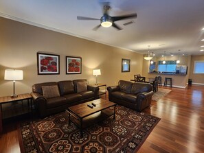 Living Area W/Queen Sleeper Sofa
