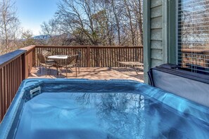 Hot tub and deck