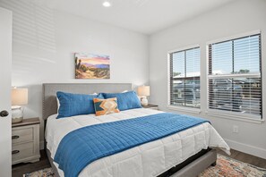 King bed to rest your head after a long day.