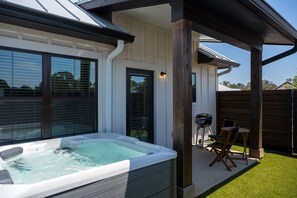 Unwind in the new hot tub.