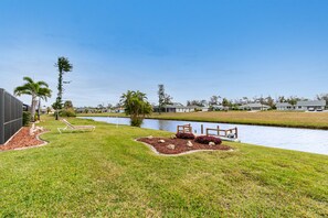 Private Boat Dock on Canal