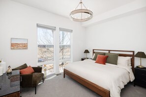 Bedroom 2 with king bed and en suite bath