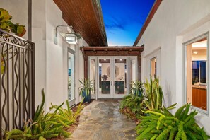 Private gated entrance