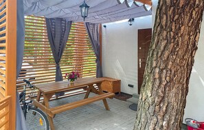 outside
