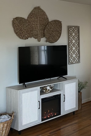 Fire Place and TV