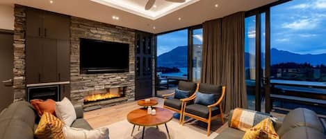 Sink into plush seating for ultimate relaxation in your luxury accommodation, Queenstown