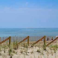 Enjoy direct access to the Cape Cod Bay beach