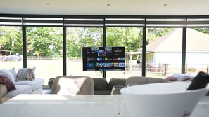 Electric Blinds in the lounge / kitchen