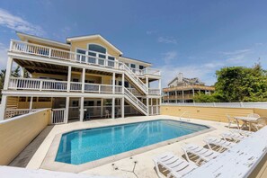 Pool with Outdoor Seating and Loungers