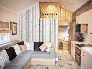 Living area | Forest Escape - Stratheck Holiday Cottages, Near Dunoon