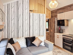 Living area | Forest Escape - Stratheck Holiday Cottages, Near Dunoon