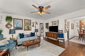 Living room with Smart TV