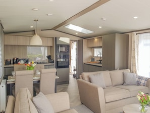 Open plan living space | Ben Vorlich Lodge, St Fillans