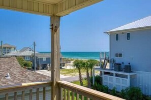 Ocean views from deck.