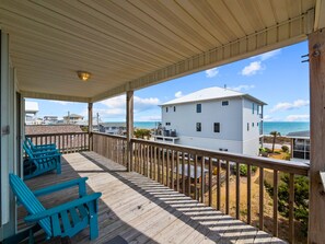 Large deck to sit and take in the ocean views.