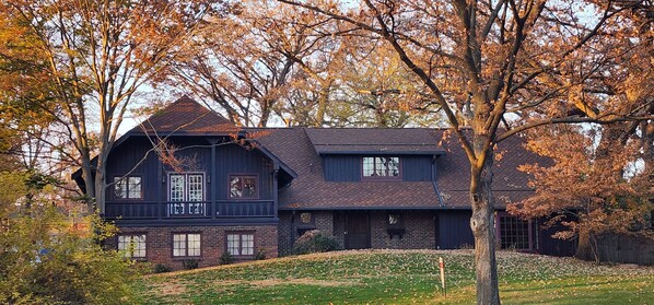 Front Lawn in Fall Colors