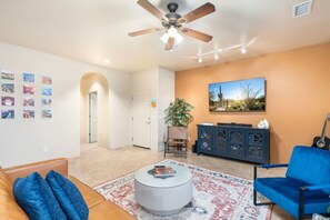 Relax and make yourself at home in our welcoming living room!