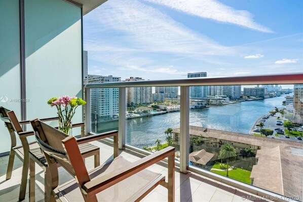 The view from our waterfront haven, where boats glide, manatees roam, fish sparkle, and wildlife captivates.