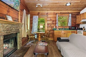 Wooden Furniture | Fireplace | TV