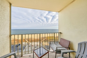 Enjoy a famous OC sunrise from your private balcony!