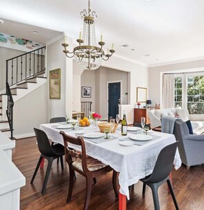 Dining and Living room.