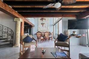 Dining area from living room