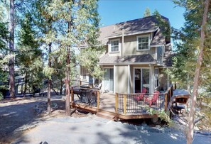 View of back of the house and deck