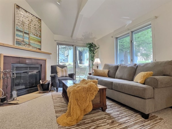 Radiant vibes in the living room.