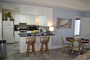 Fully stocked kitchen 