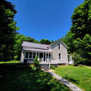 front of the house