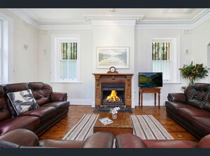 Living room, which was the out courtroom
