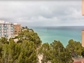Utsikt mot havet/stranden