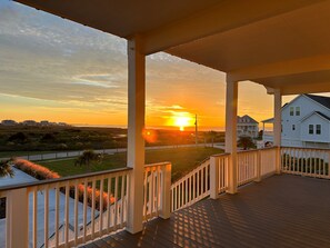 Sunset views from the front porch