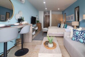 Enjoy a thoughtfully designed space that exudes warmth and charm