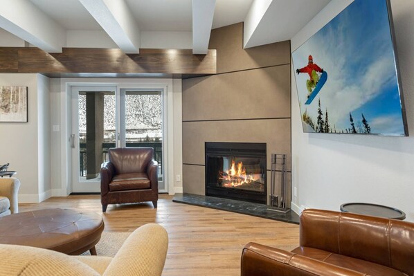 Escape the outside world & let the dancing flames create an ambiance that soothes your soul. **BALCONY NOT AVAILABLE**